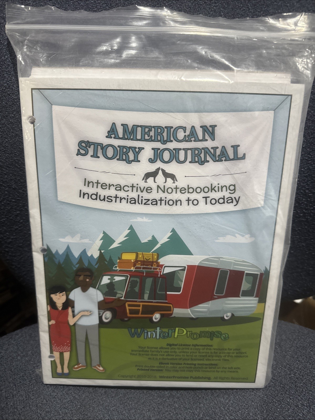 American Story Journal-Interactive Notebooking Winter Promise Curriculum