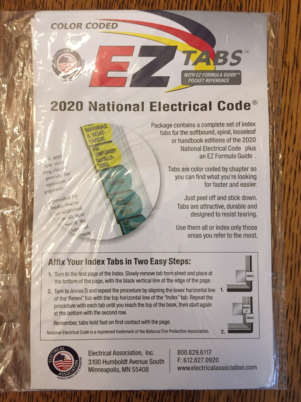 BBI Fast-Tabs or EZ Tabs for Reference Code Books