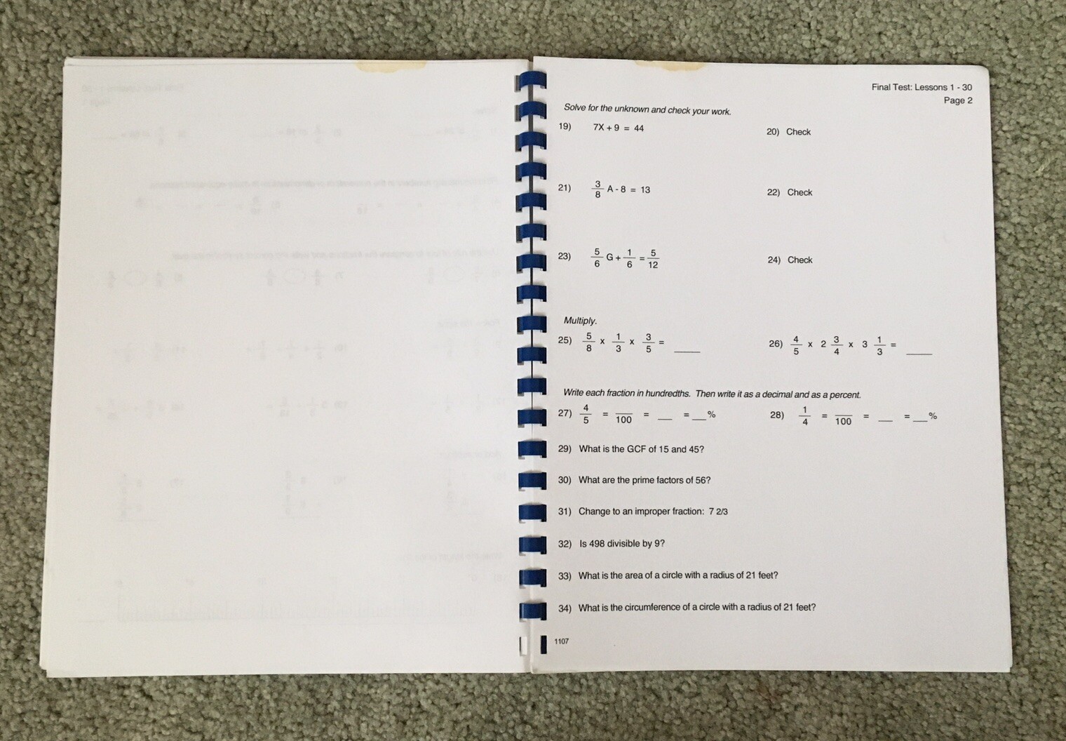 Math U See Epsilon Test Booklet Steve Demme Homeschool Curriculum