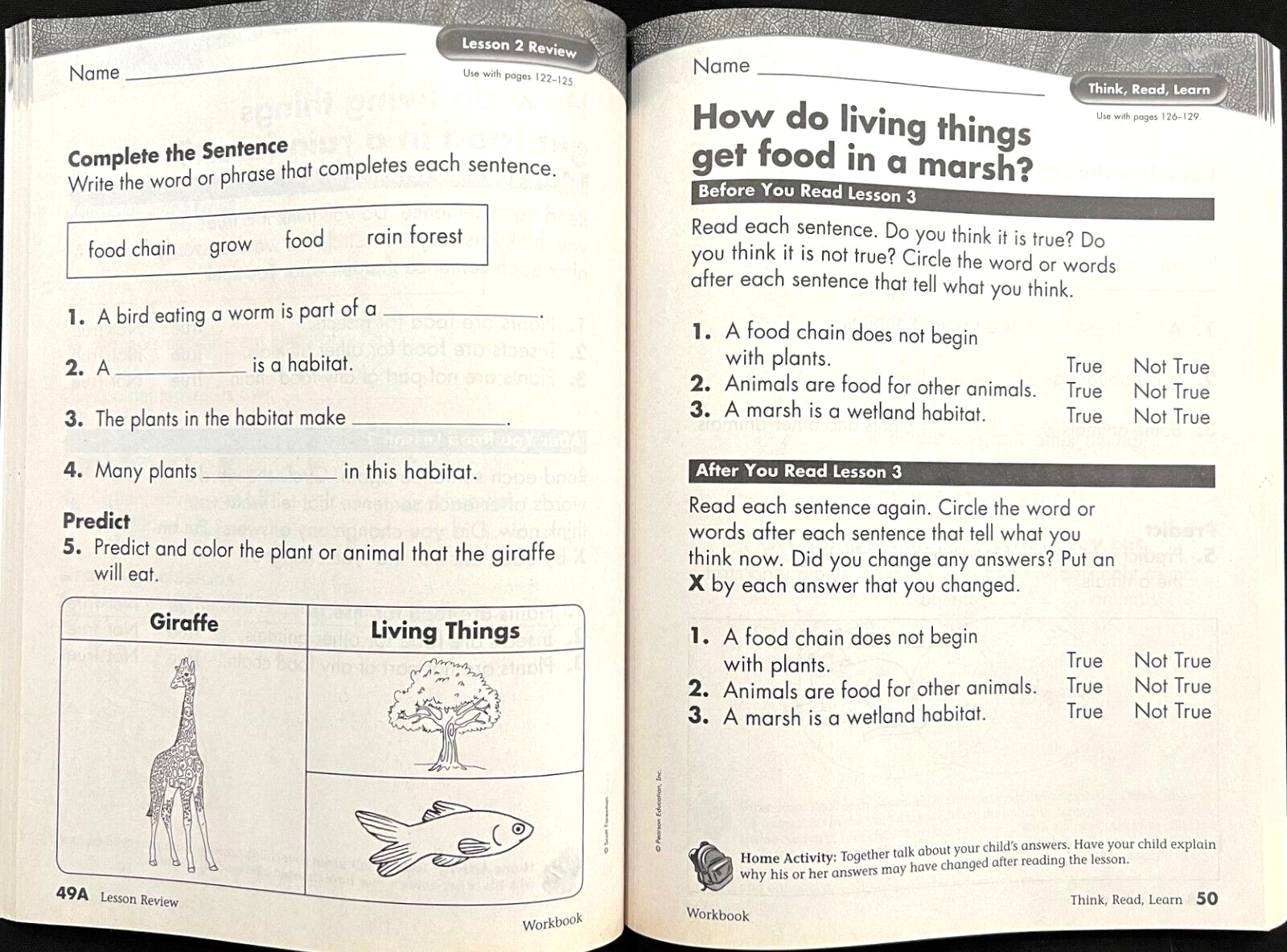 1st Grade – SCIENCE – WORKBOOK – TEACHER GUIDE (2006, Scott Foresman)