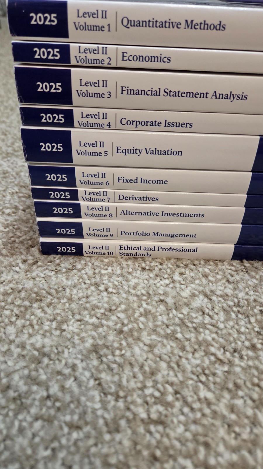 2025 CFA Program Curriculum Level 2 Box Set Volume 1-10