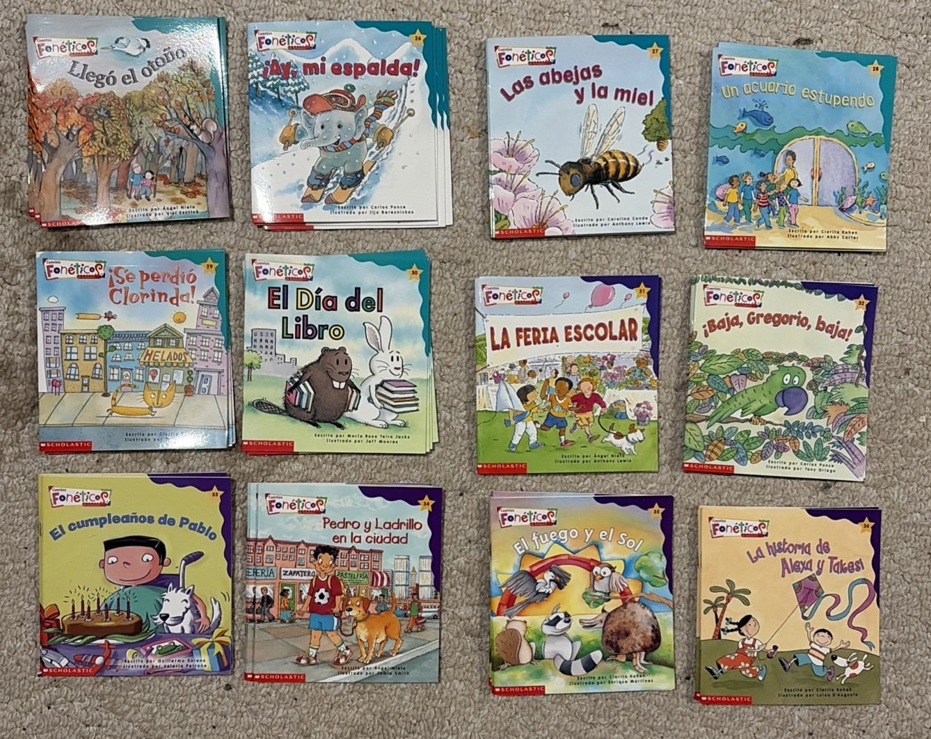 Lot Of 12 Elementary Spanish Book Set Elementary Homeschool NEW