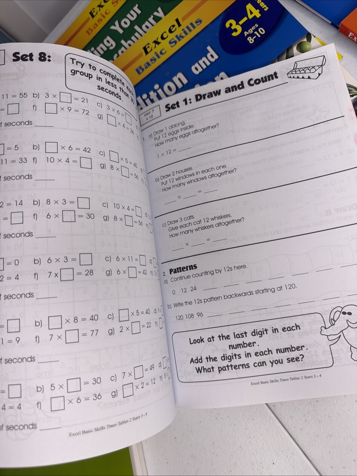 Excel Basic Skills Workbooks Ages 7-10 Spelling Handbook Homeschooling