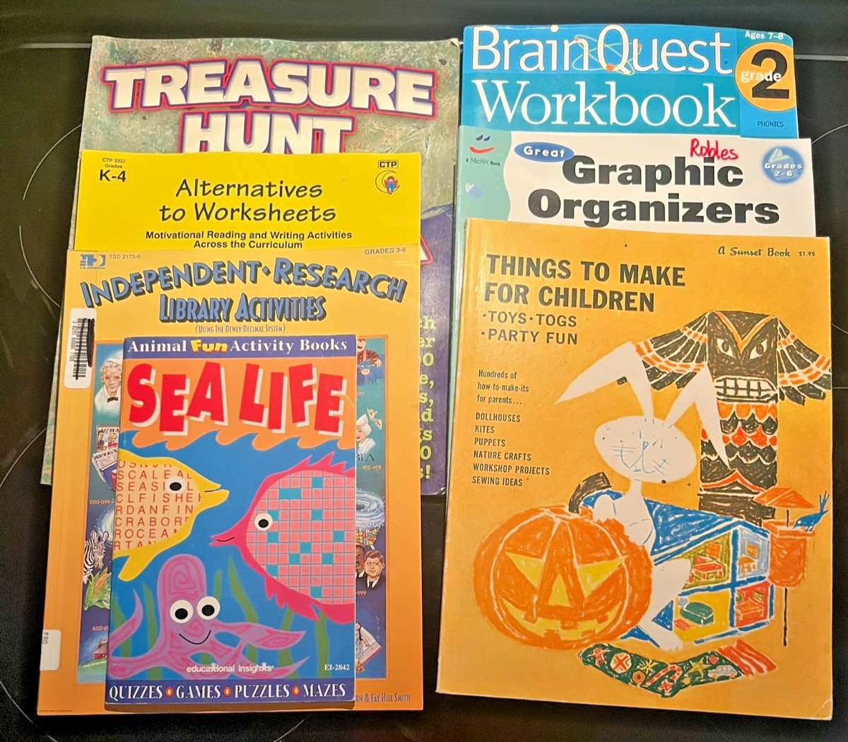Educational Activities Resource Bundle of 10 Books Parents, Educators, Students