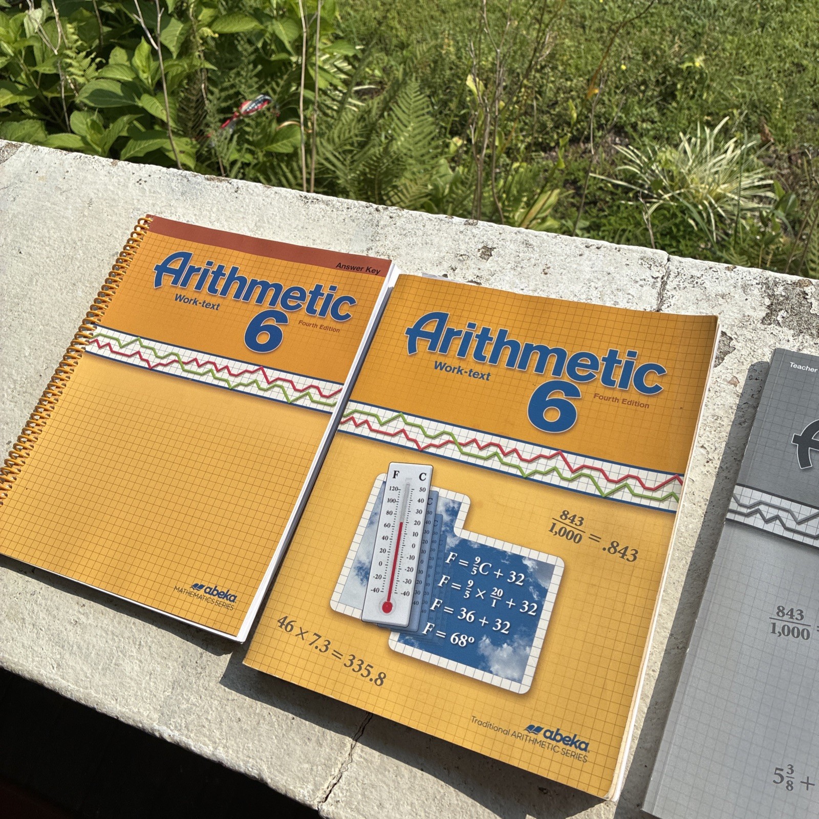 Abeka Arithmetic Work Text 6 Fourth Edition, Answer Key, Teacher Quiz, Test Key