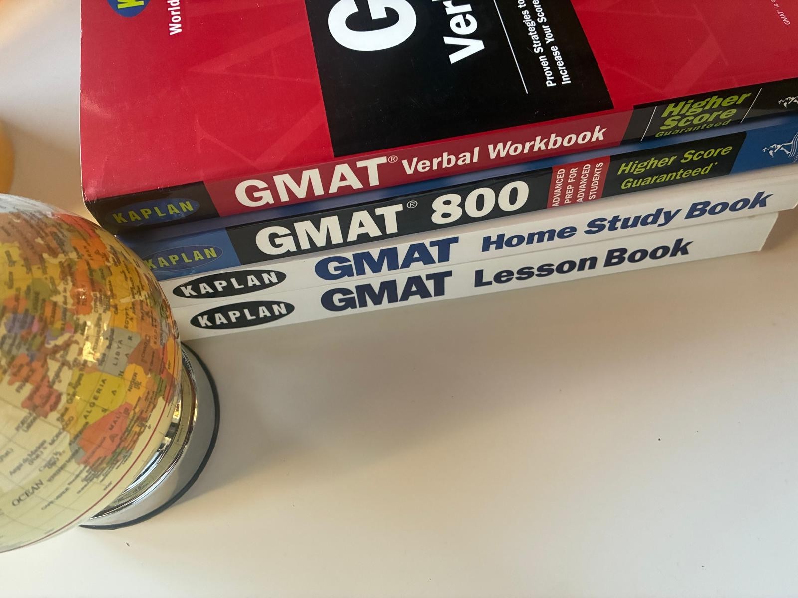 Libros GMAT Kaplan (4 libros) – Verbal, 800, Lesson + Home Study – Preparación M