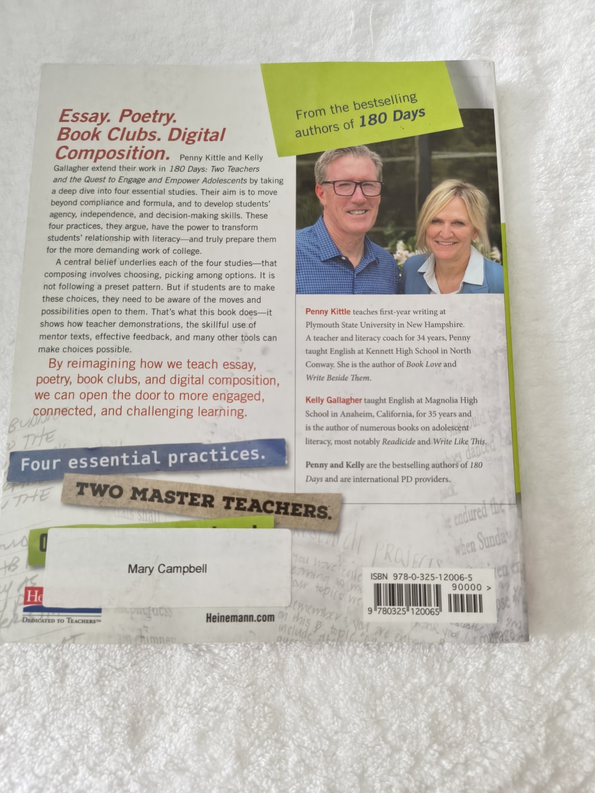Writing Ser.: Writing : 4 Essential Studies Penny Kittle Kelly, Trade Paperback