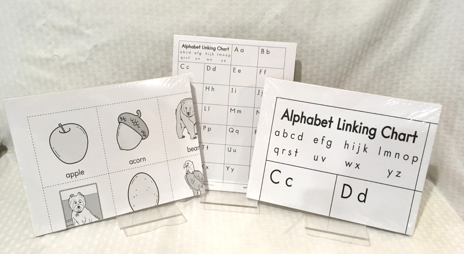 LOT OF 3 FOUNTAS & PINNELL TEACHER RESOURCE MATERIALS / ALPHABET LINKING CHART +