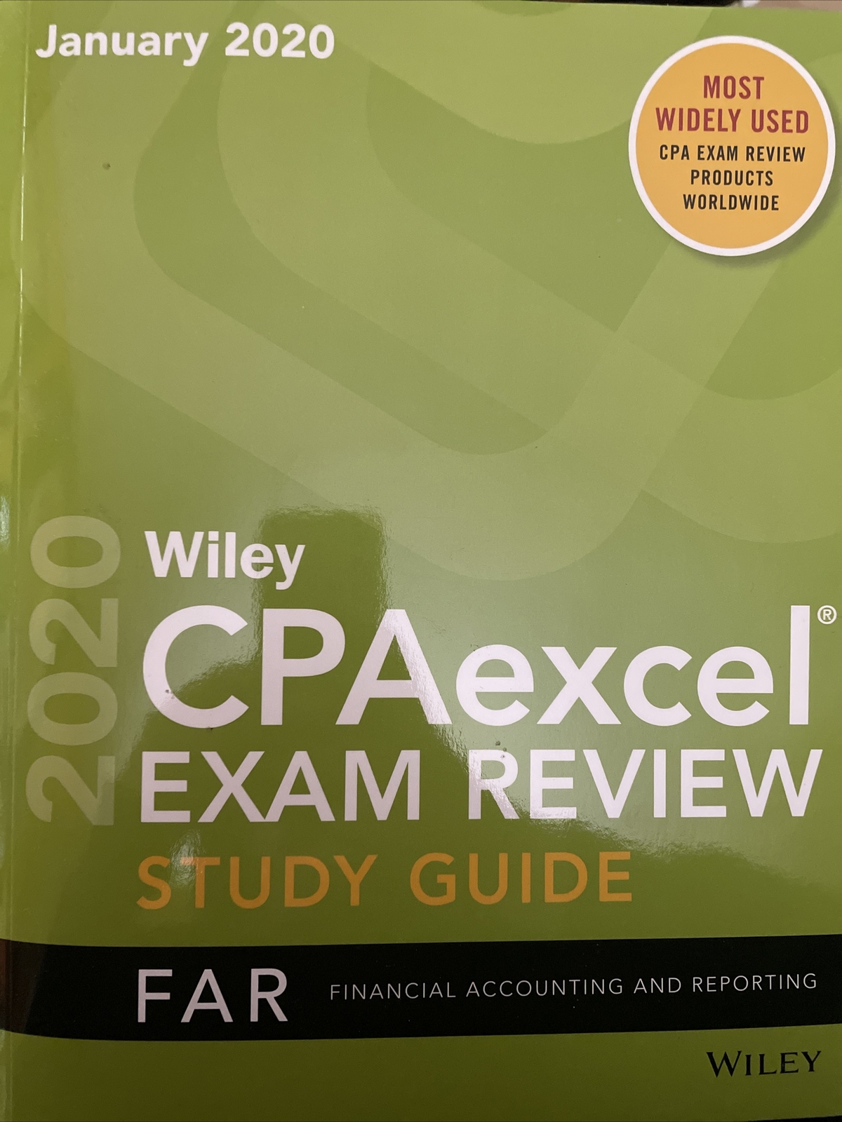 Wiley cpaexcel exam review study guide FAR