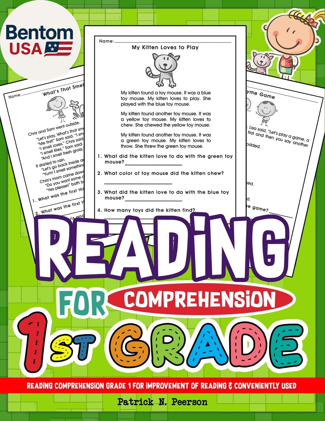 Reading Comprehension Grade 1 for Improvement of Reading & Conveniently Used: 1S