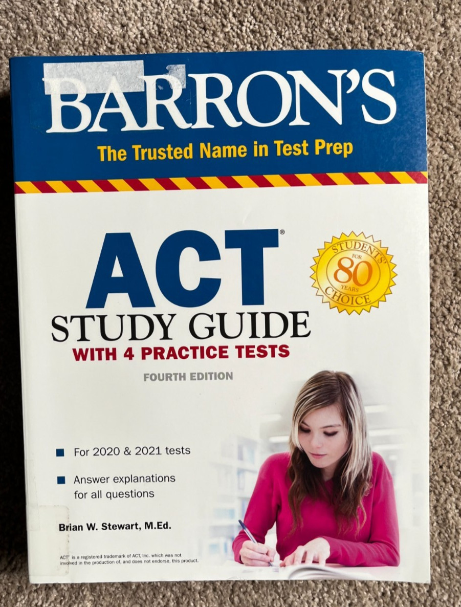 Study Guide ACT Test 4th Edition Barron’s Practice Tests