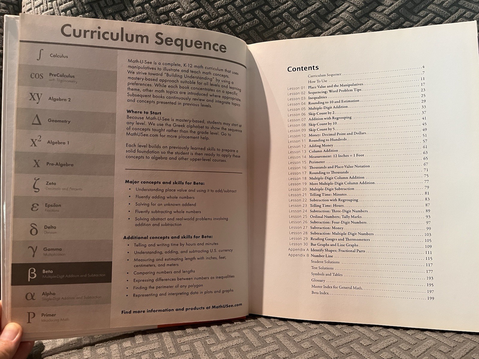 Math U See Beta Instruction Manual Only