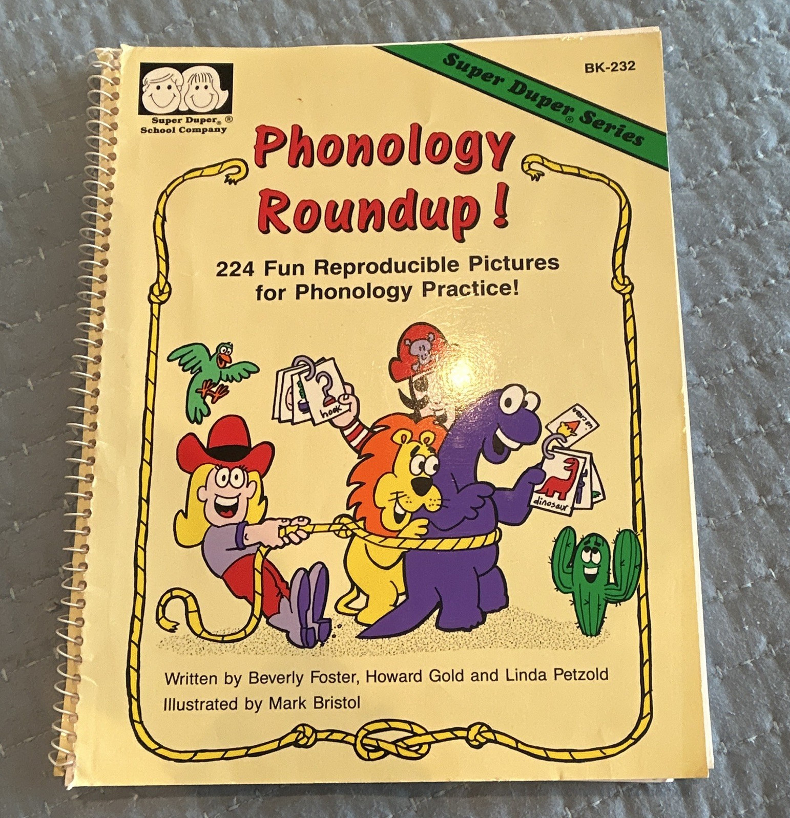 Super Duper Series Phonology Roundup! Spiralbound Workbook BK-232
