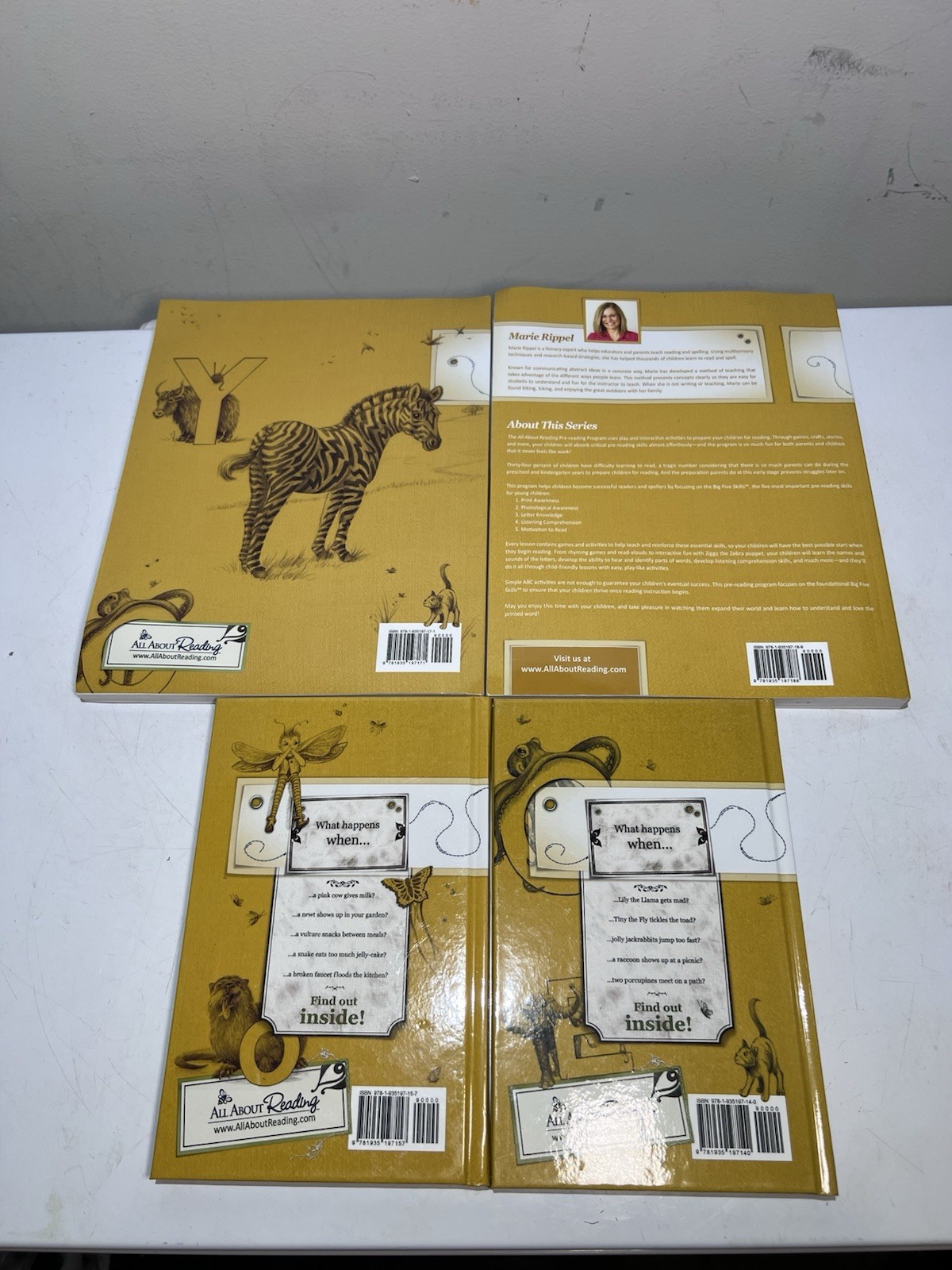 All About Reading Pre- Reading Program Set readers, teacher manual etc