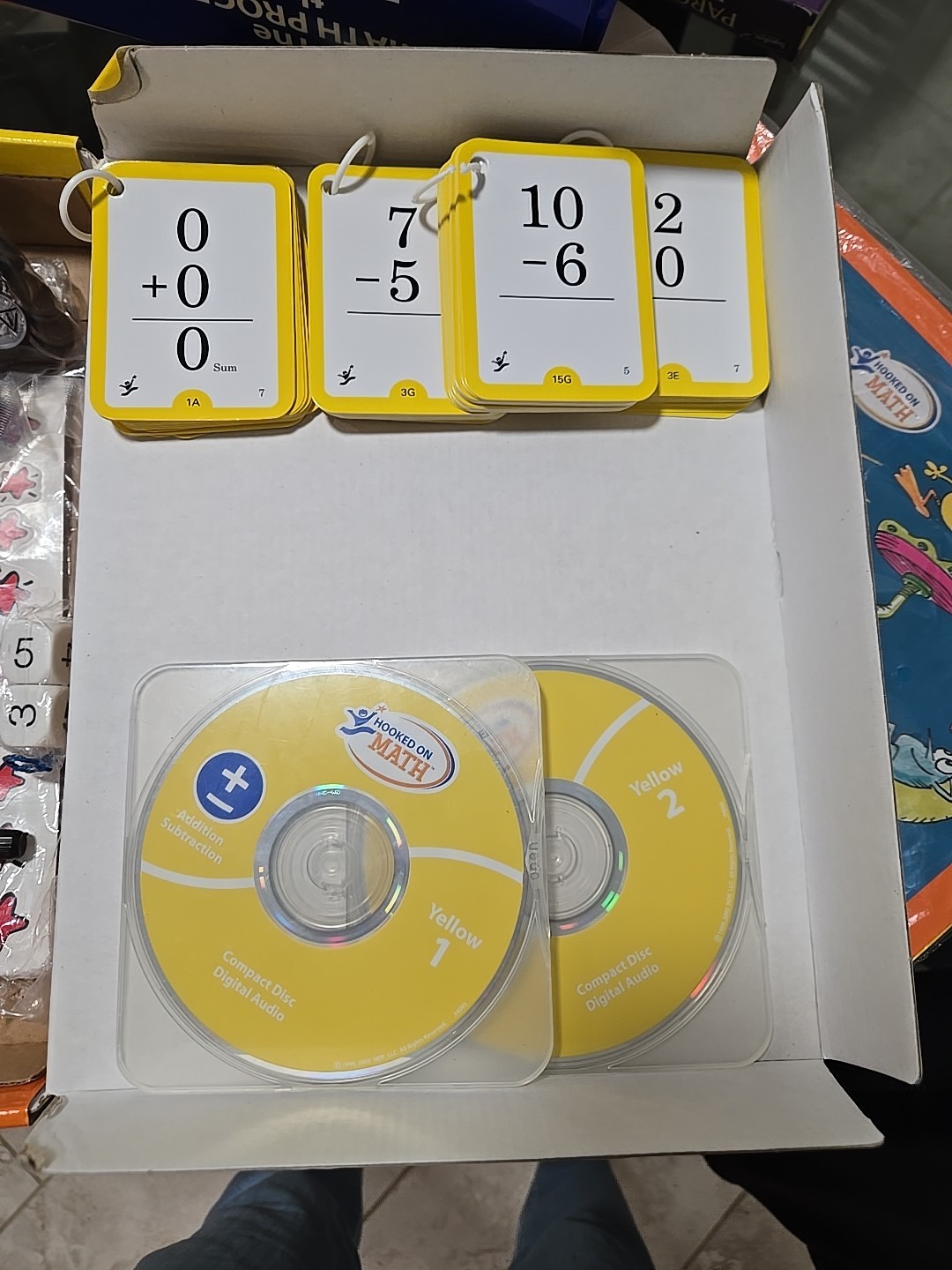 Hooked On Phonics Math Add/Sub CD Set Ages 6-7 Grade 1st & 2nd