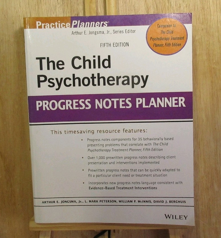 Child Psychotherapy Treatment Planner by Jongsma Jr. Arthur E. 5th Edition 2014
