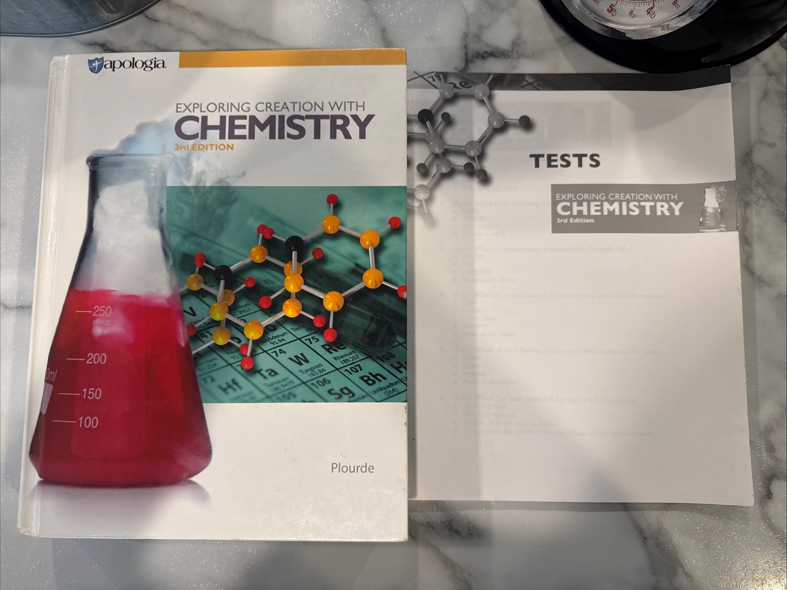 Apologia Exploring Creation Chemistry 3RD EDITION Book Hardcover W/Tests