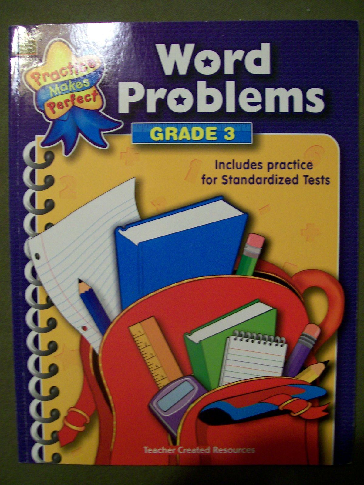 Practice Makes Perfect: Word Problems Grade 3 (2007, Paperback, Reprint)
