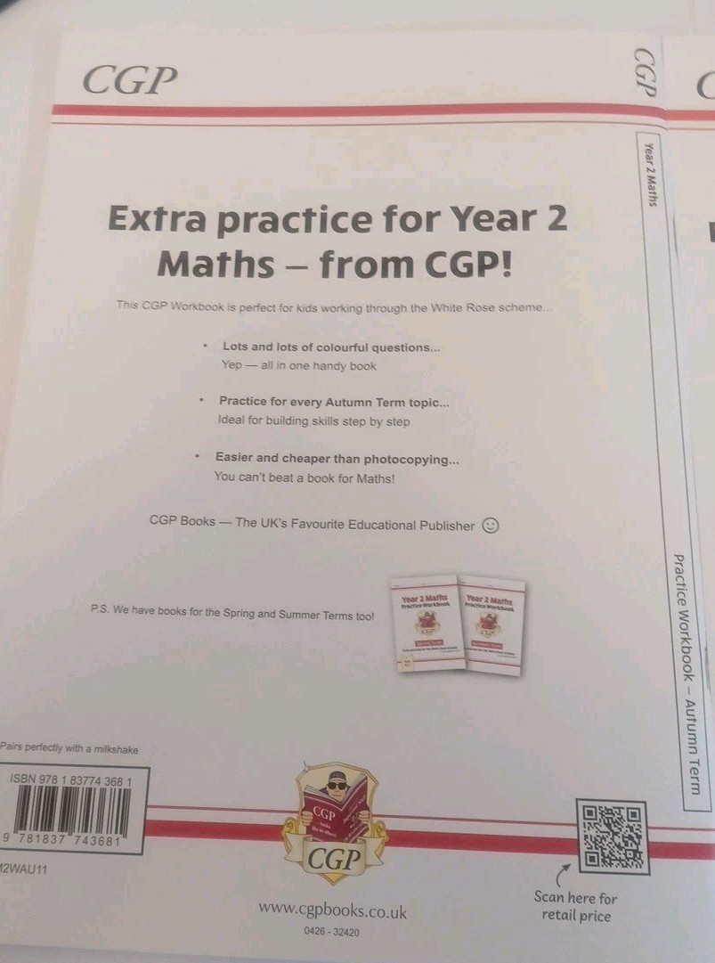 CGP KS1 & KS2 MATHS & COMPREHENSION WORKBOOKS NEW UNUSED AGES 6-10 #550LL