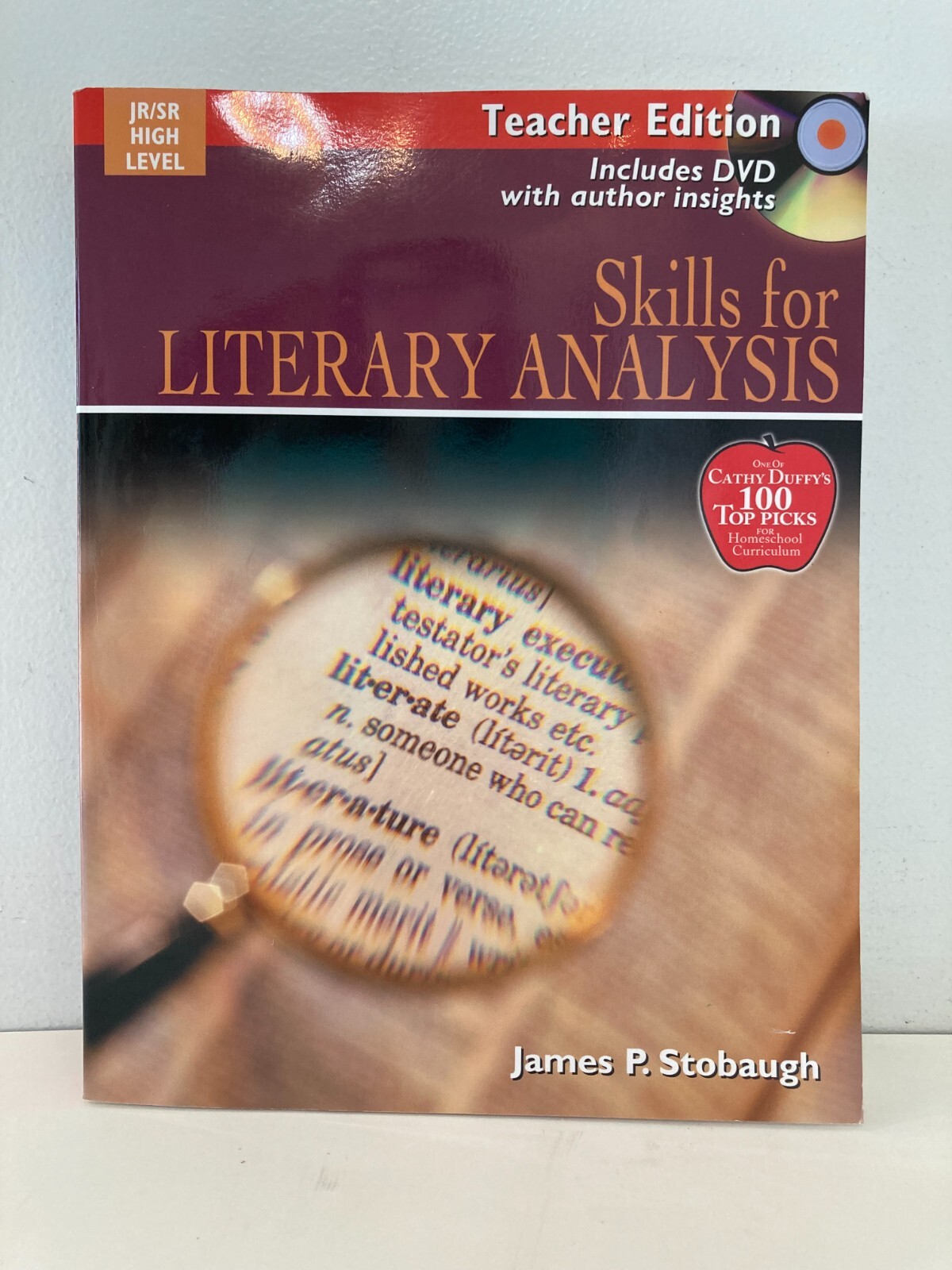 Skills For Literary Analysis -Teacher Ed DVD Jr/Sr High James P Stobaugh c2005