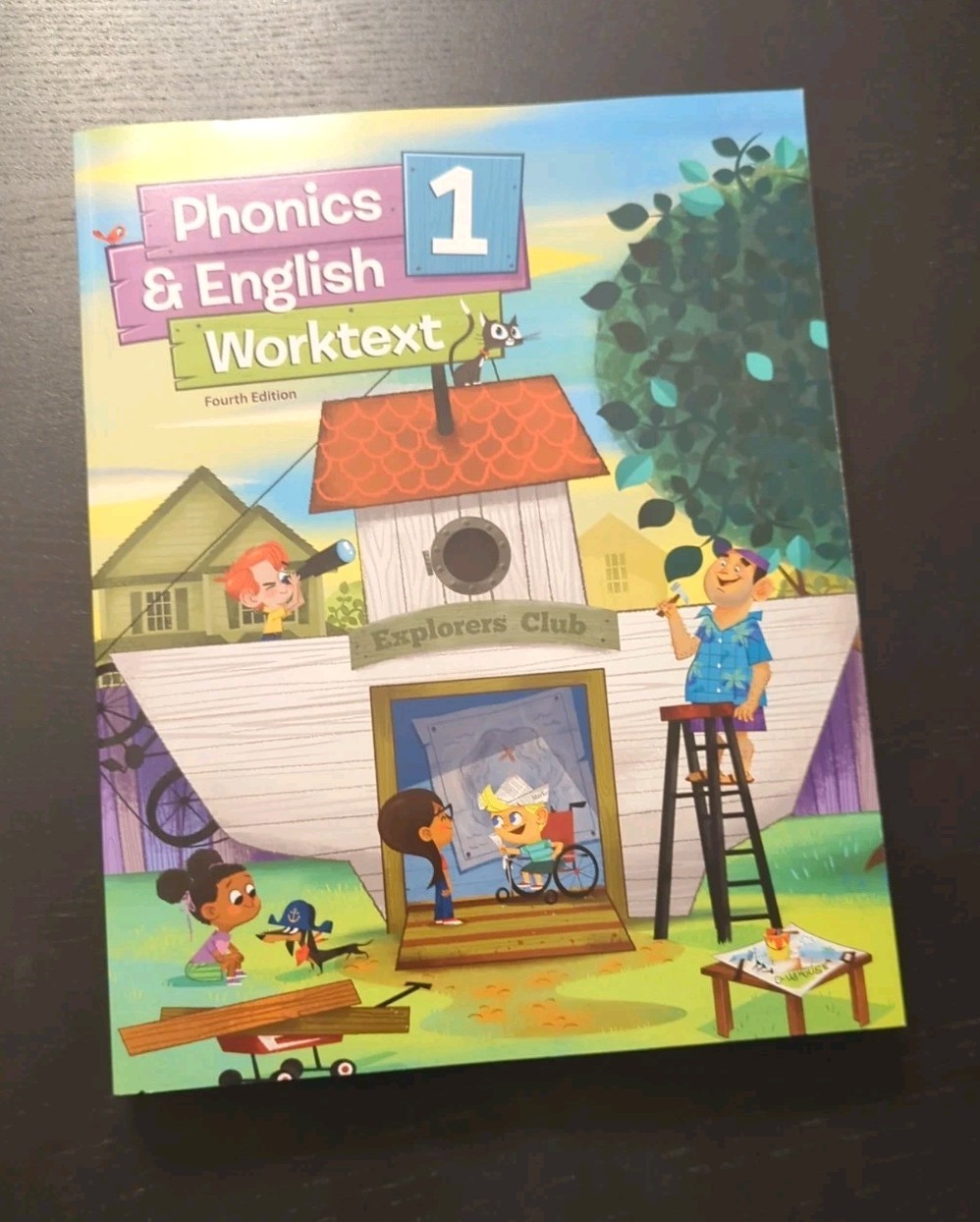 BJU Press Phonics and English 1 Worktext Workbook Fourth Edition 507103 New