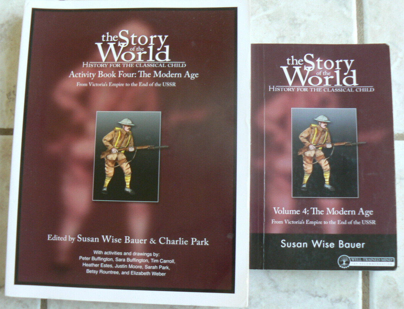 The Story of World, Text & Activity Book 4, Modern Age,History,Bauer ALL CLEAN