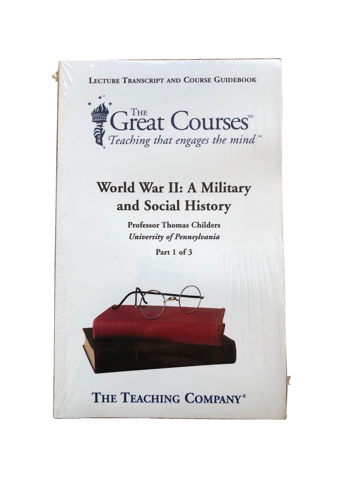 Great Courses World War II Military and Social History 3 NEW SEALED BOOKS MINT