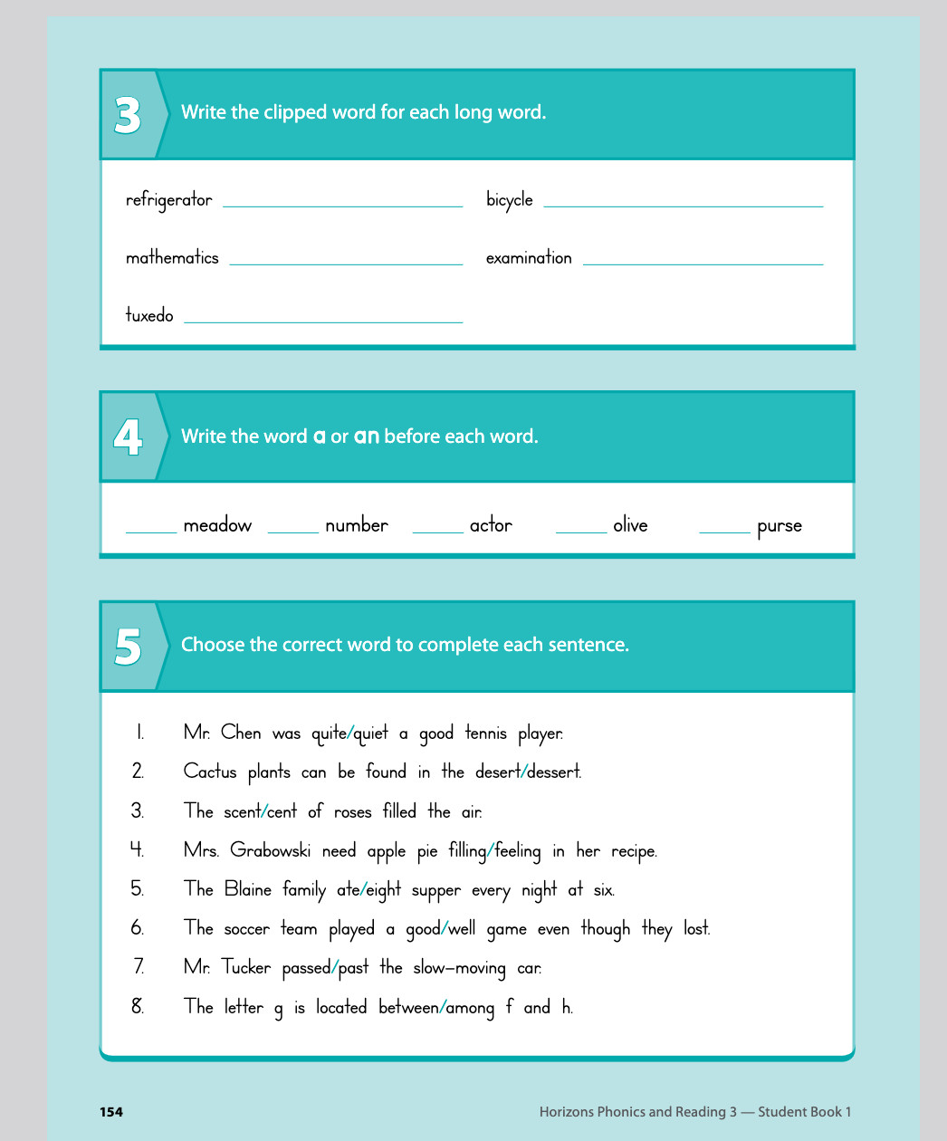 Horizons 3rd Gr PHONICS & READING 3 Kit Teacher Guide Student Book 1 2 Readers