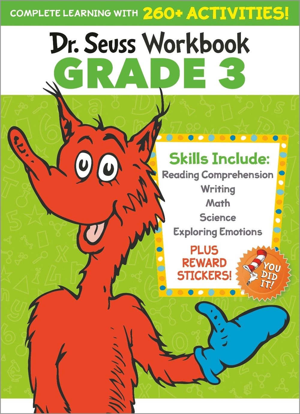Dr. Seuss Workbook: Grade 3: 260+ Fun Activities with Stickers and More! (Langua