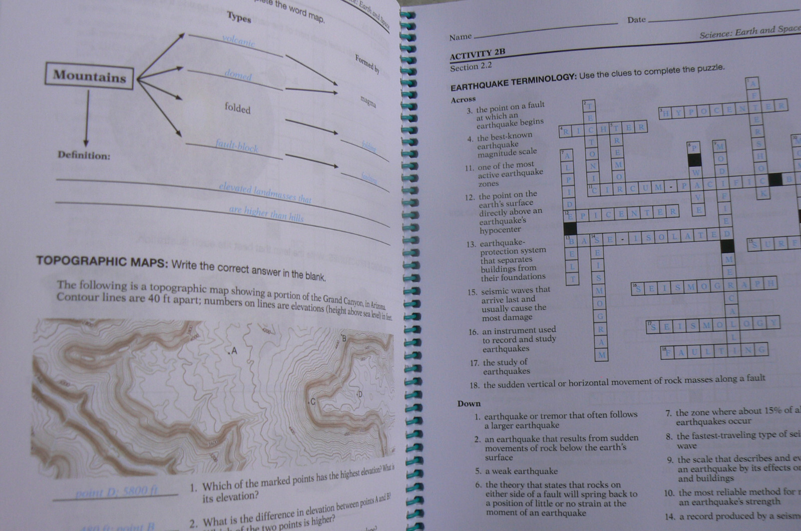 ABeka SCIENCE Earth & Space, 5-pc Set, 4 keys & Video Manual,$84+ CURRENT