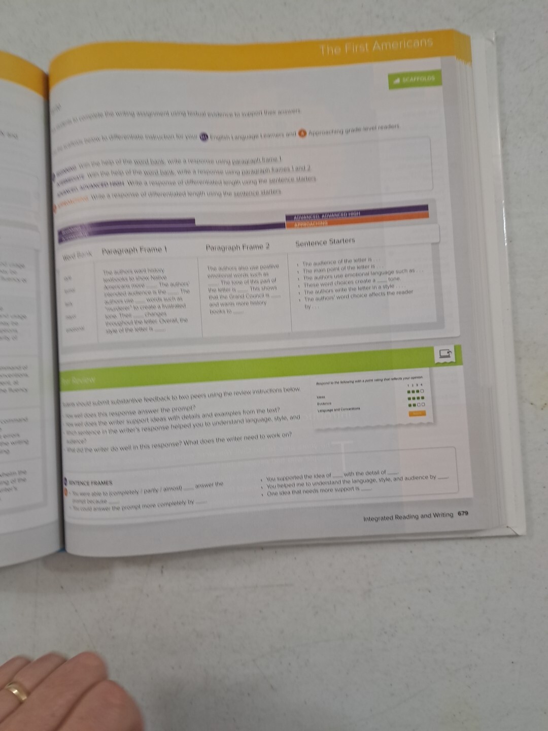 StudySync: Teacher’s Edition, Grade 7 Volume 1, 2020