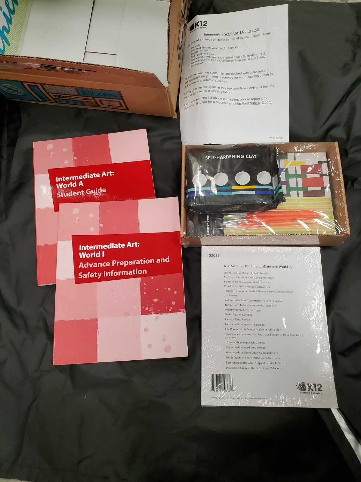 K12 Art Print Kit, Intermediate Art World Level A