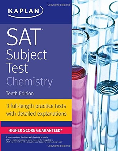 SAT SUBJECT TEST CHEMISTRY (KAPLAN TEST PREP) *Excellent Condition*
