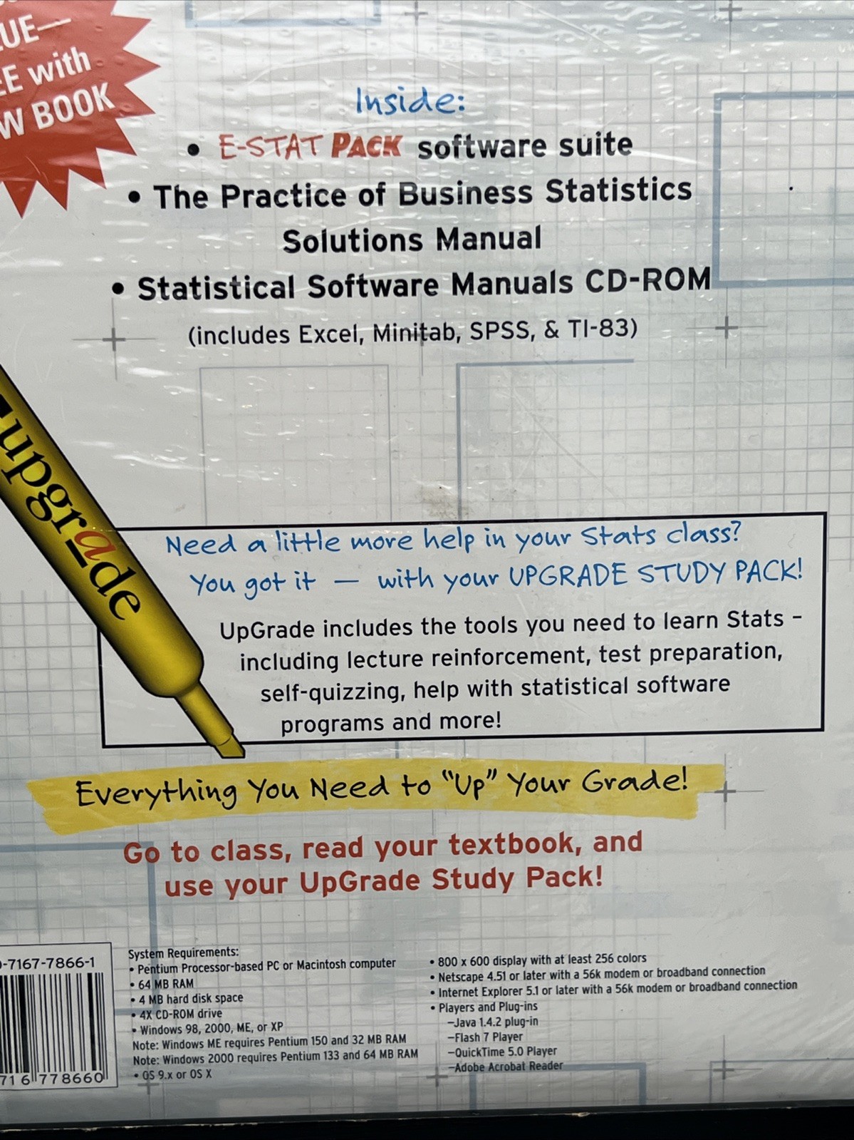 Freeman Upgrade Study Pack BASIC PRACTICE OF STATISTICS David Moore SET CD Softw