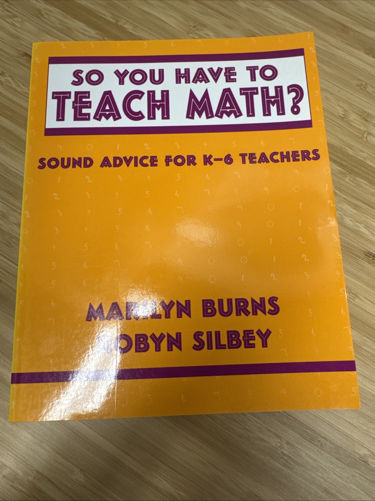 So You Have to Teach Math? Series M. Burns Pubs by Robyn Silbey, Marilyn Burns