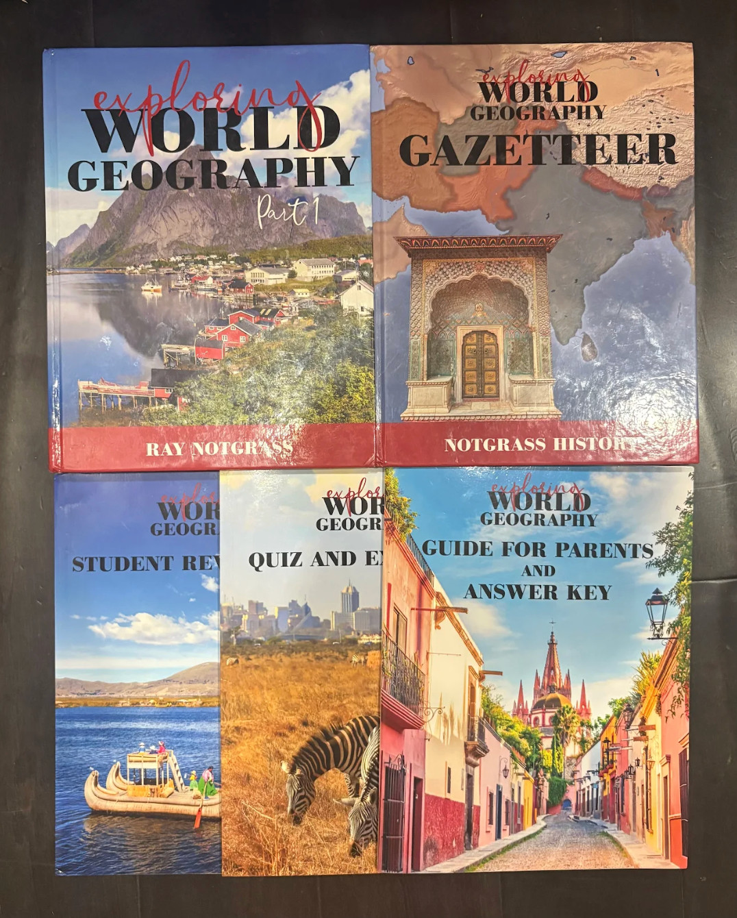 Exploring World Geography Bundle – Ray Notgrass – Text, Work, Answer, Quiz, etc.