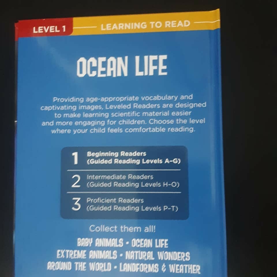 Learning to Read Level 1 Ocean Life – Beginner Readers