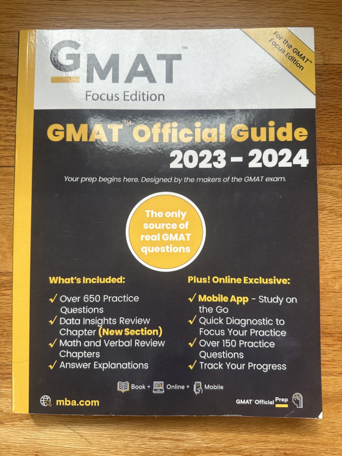 GMAT Official Guide 2023-2024 GMAT Focus Edition by GMAC