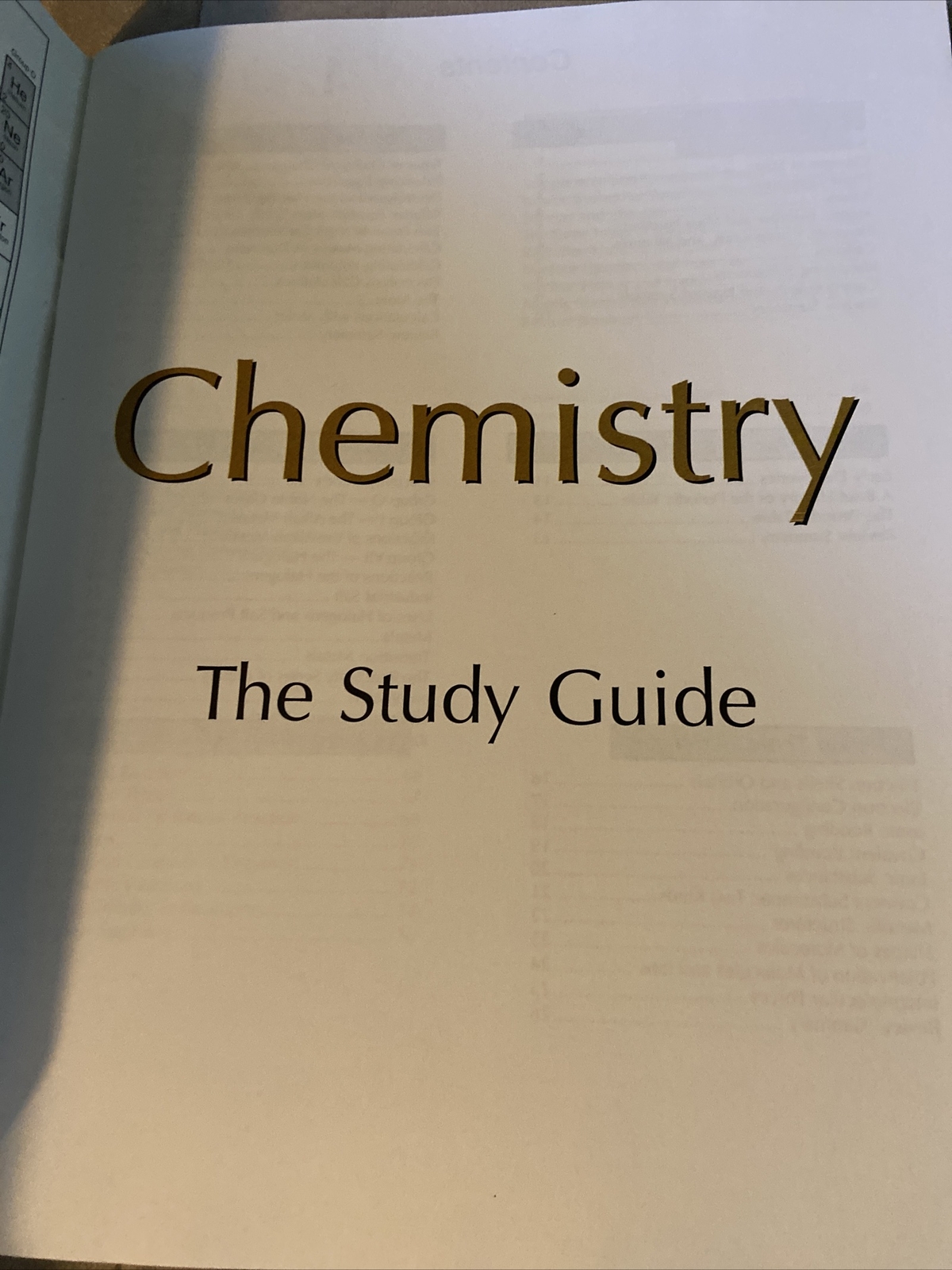 Chemistry The Study Guide Paperback Book 2004 Educational Study Material