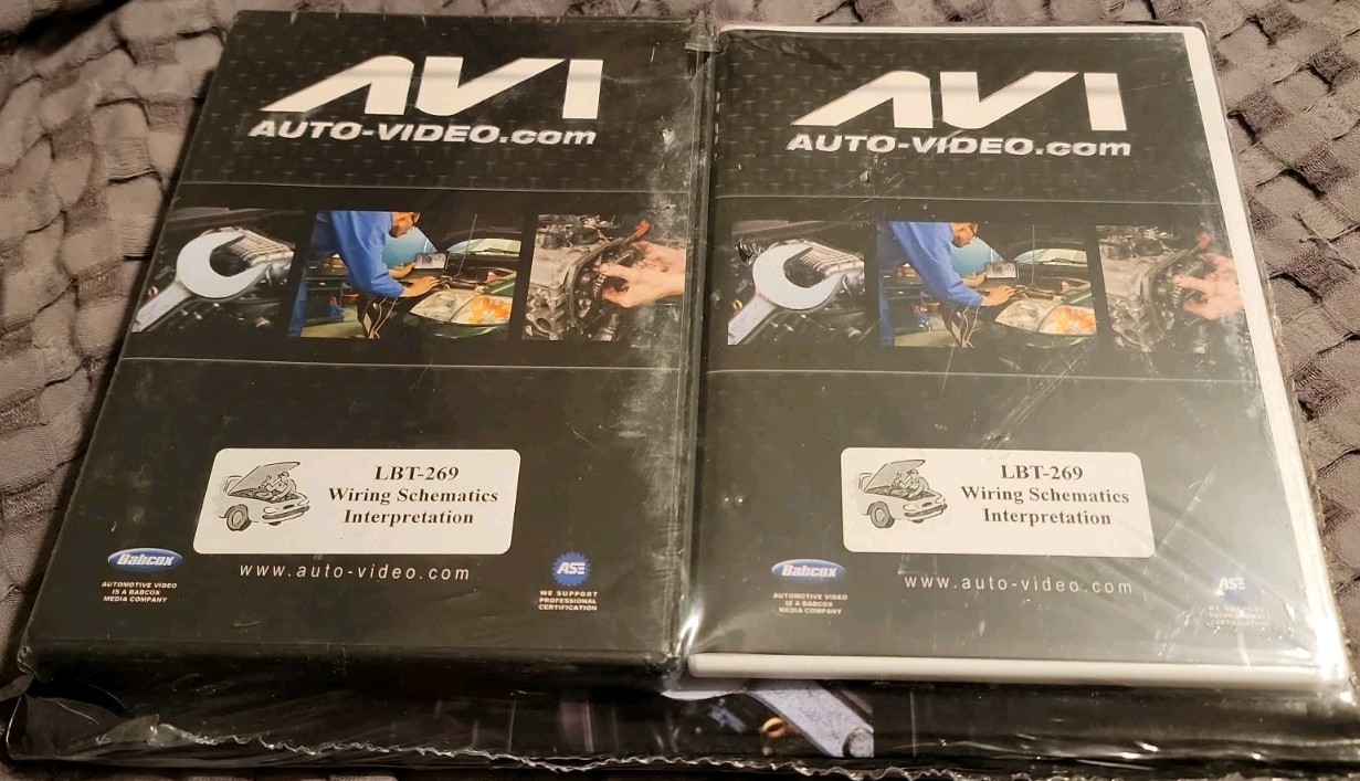 NEW Wiring Schematics Interpretation LBT-269 Babcox Auto Training DVD & Book AVI