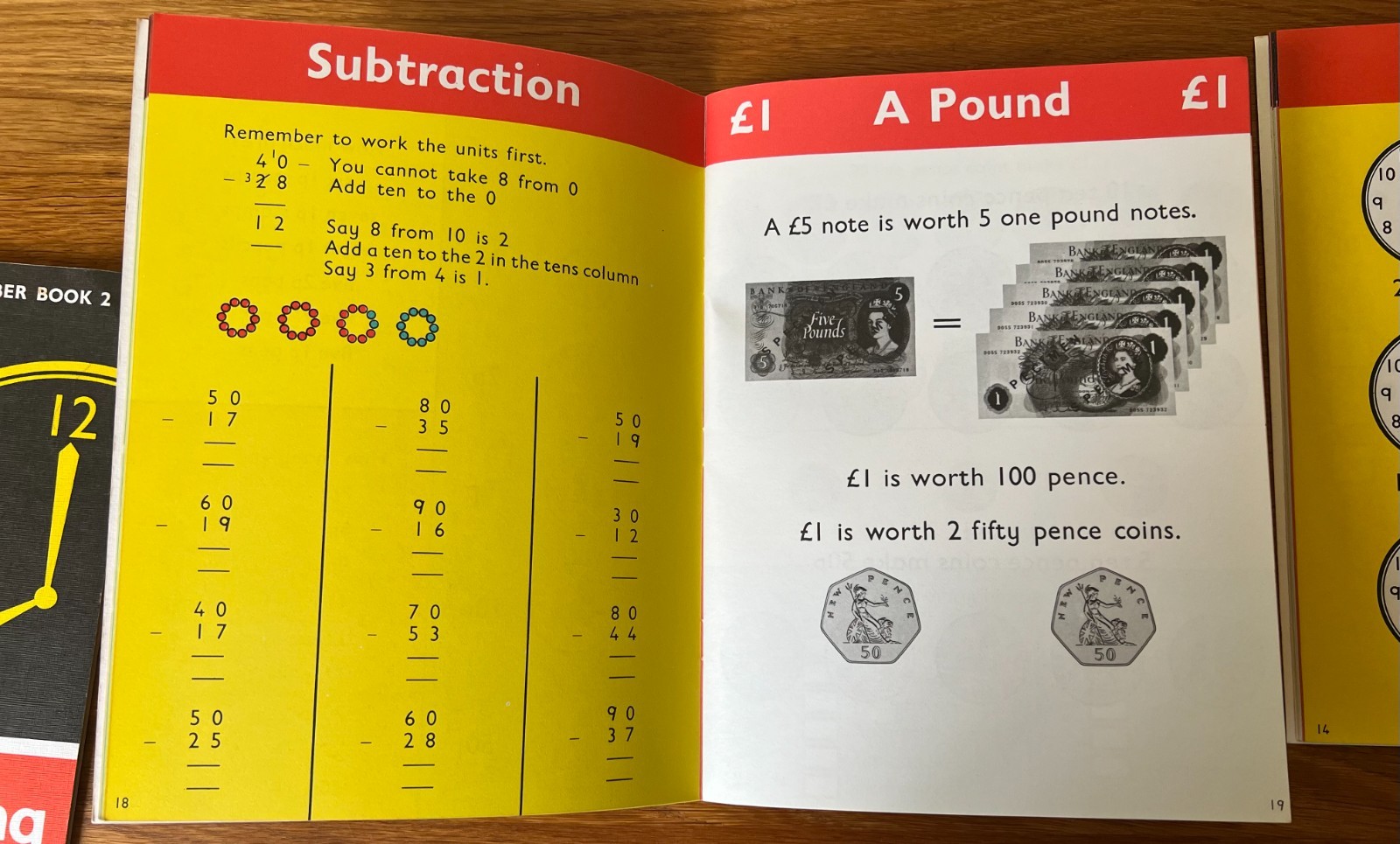 Learning Numbers ,1970s primary school workbooks 3 x Maths . unused . like new.