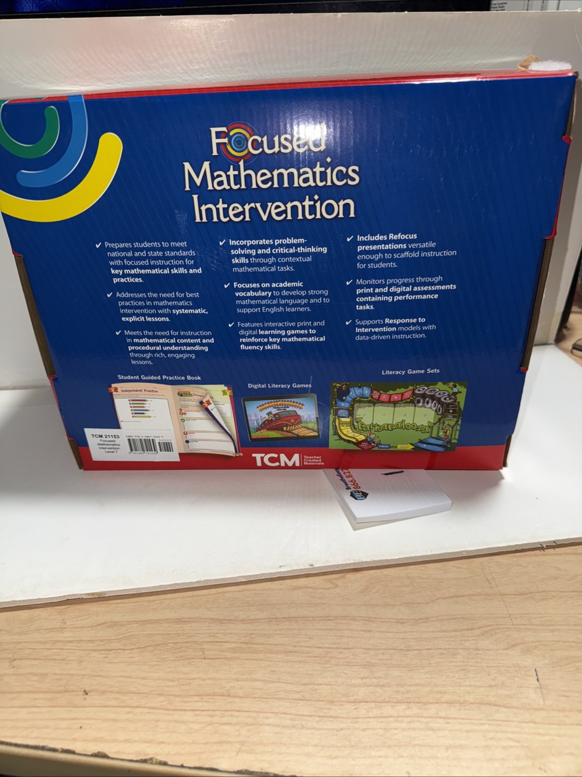Focused Mathematics Intervention teacher created materials study TCM Level 7