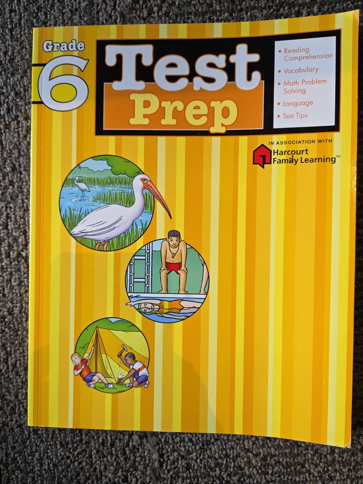Grade 6 Test Prep Workbook
