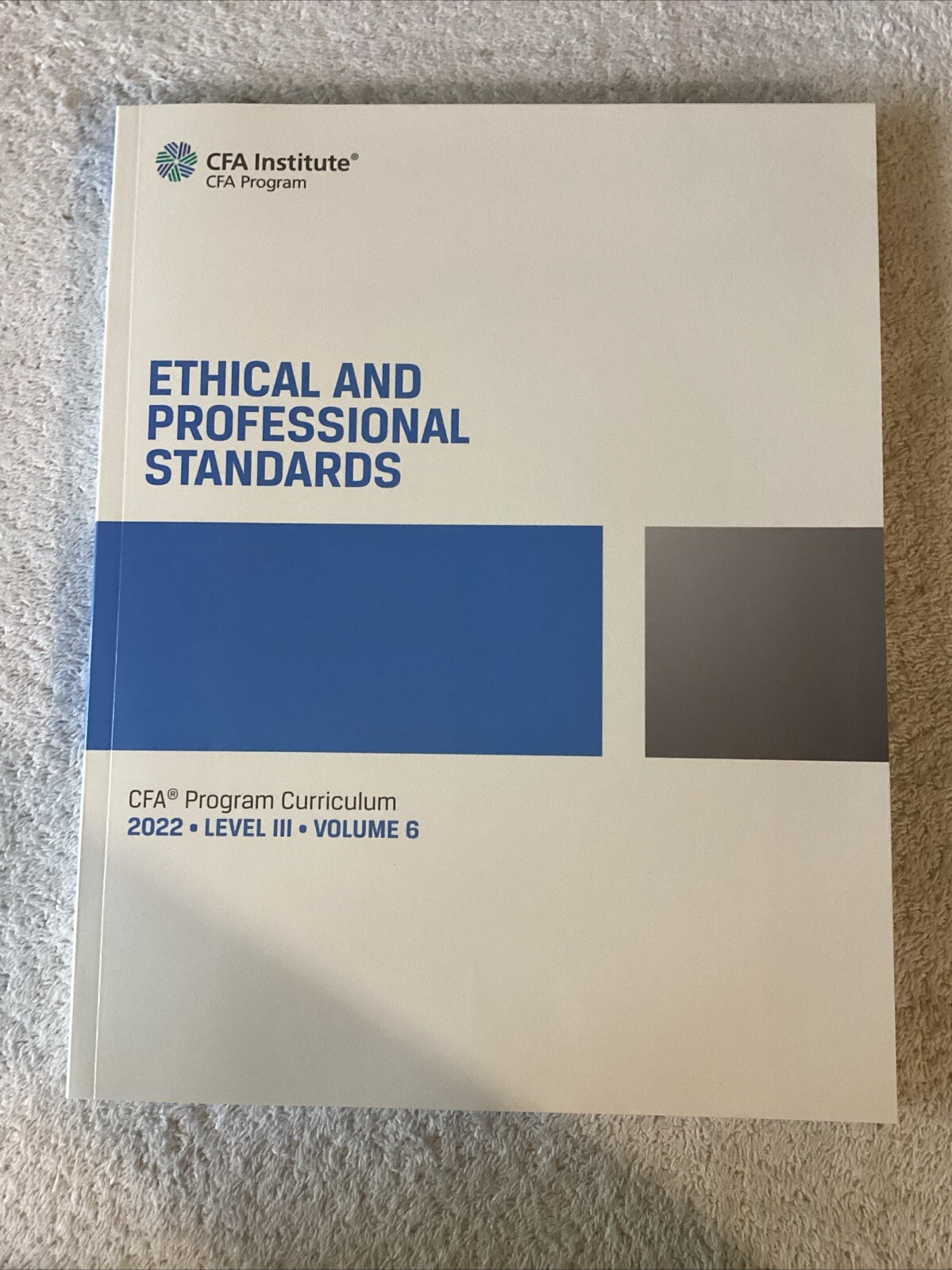 CFA Program Curriculum Level 3 2022 Books 1-6 Box Set T1