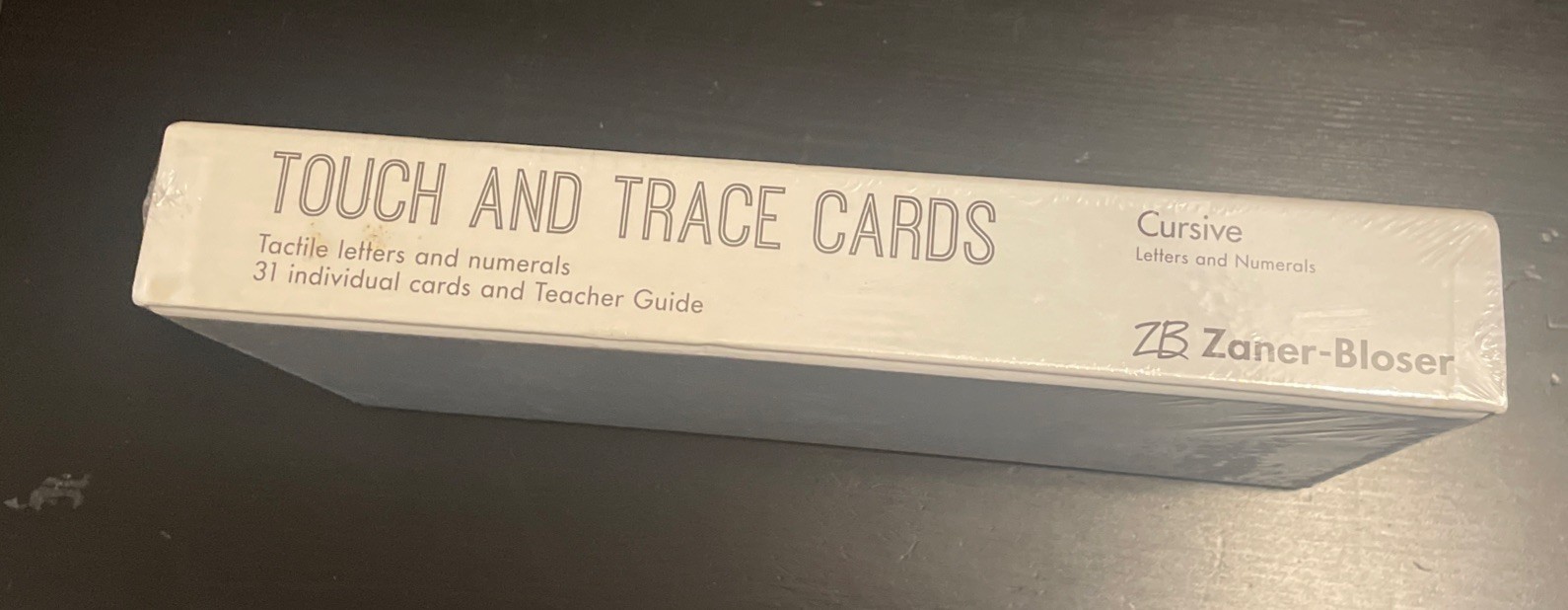 Touch & Trace Cards Letters Numerals Zaner Bloser Handwriting Cursive New
