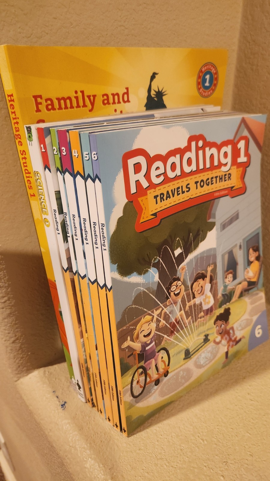 BJU Press Bob Jones Grade 1 Reading Books- 5th Edition, Science, and History