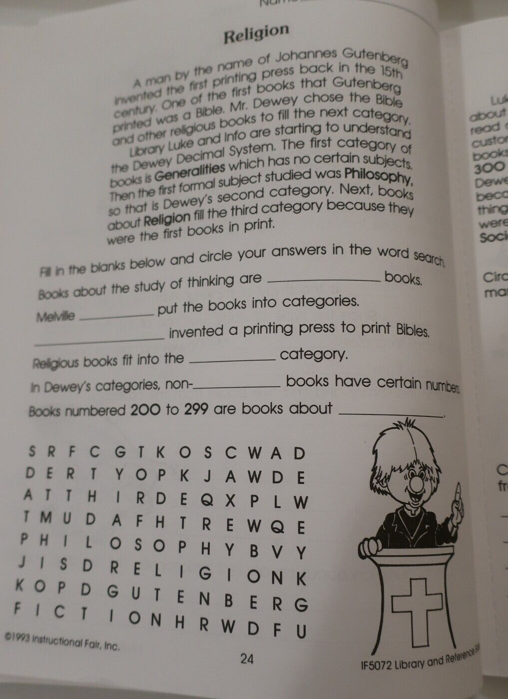 Library & Reference Skills; Grades 4-5, by Michael J. Loftus