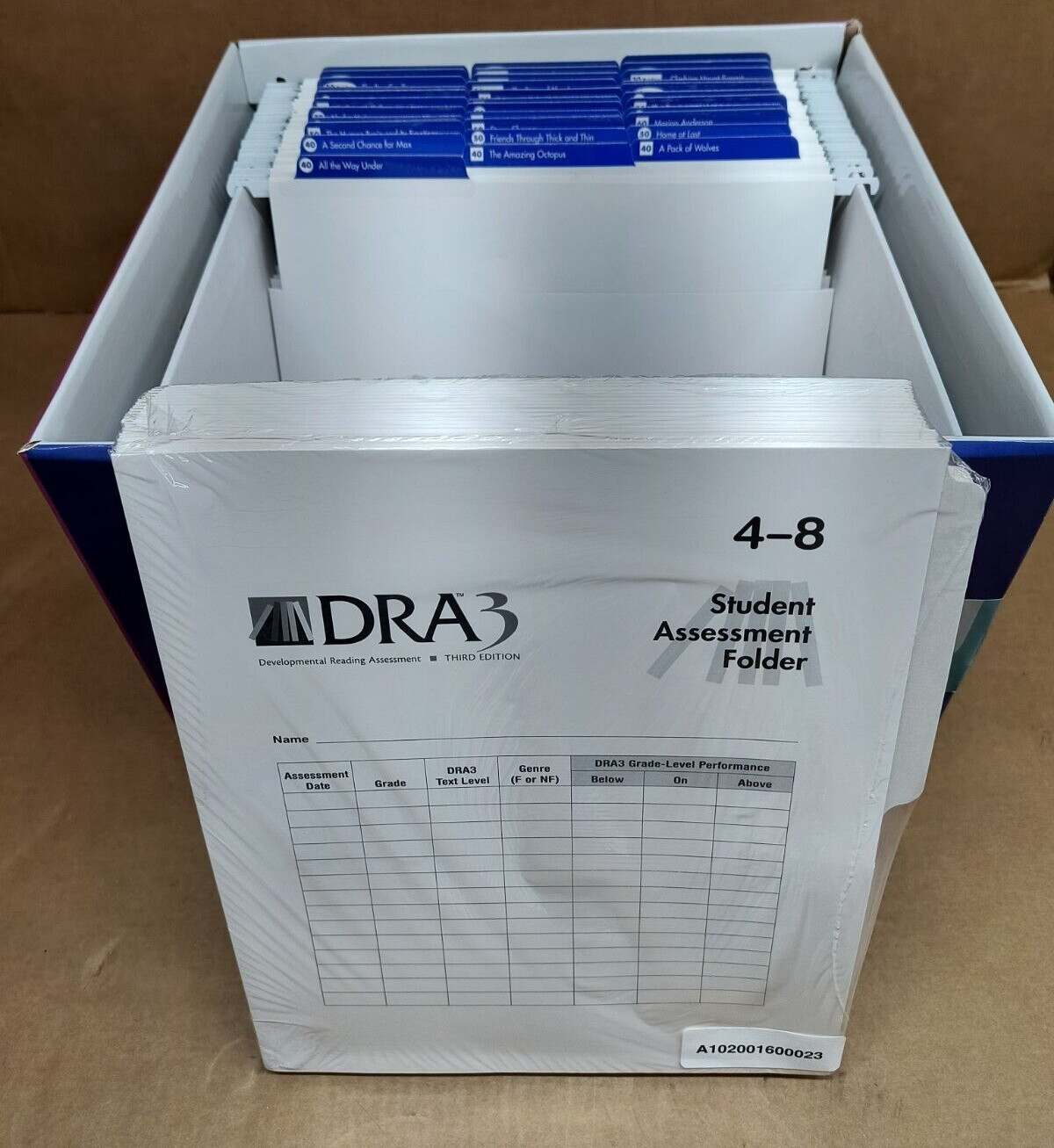 Pearson DRA3 Developmental Reading Assessment Grade 4-8 Hanging & Student Folder