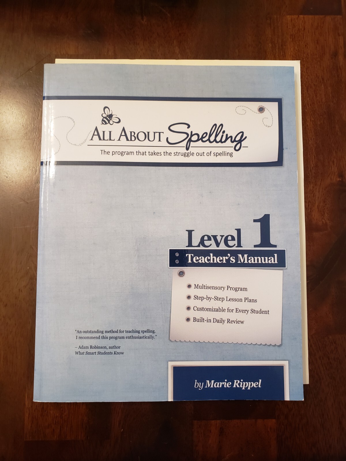 All About Spelling Level 1 Teacher’s Manual, cards, dividers, & plastic circles