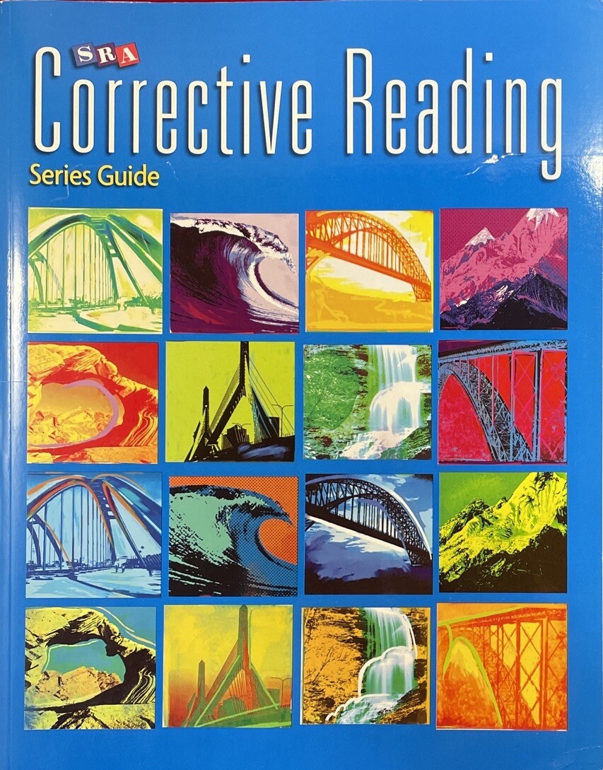 SRA Corrective Reading A B C Comprehension Decoding Thinking Basics Series Guide